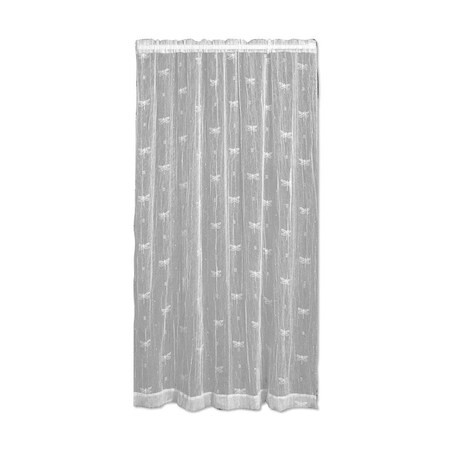 Heritage Lace Heritage Lace 7185W-4584 45 x 84 in. Dragonfly Drop Panel - Ecru 7185W-4584